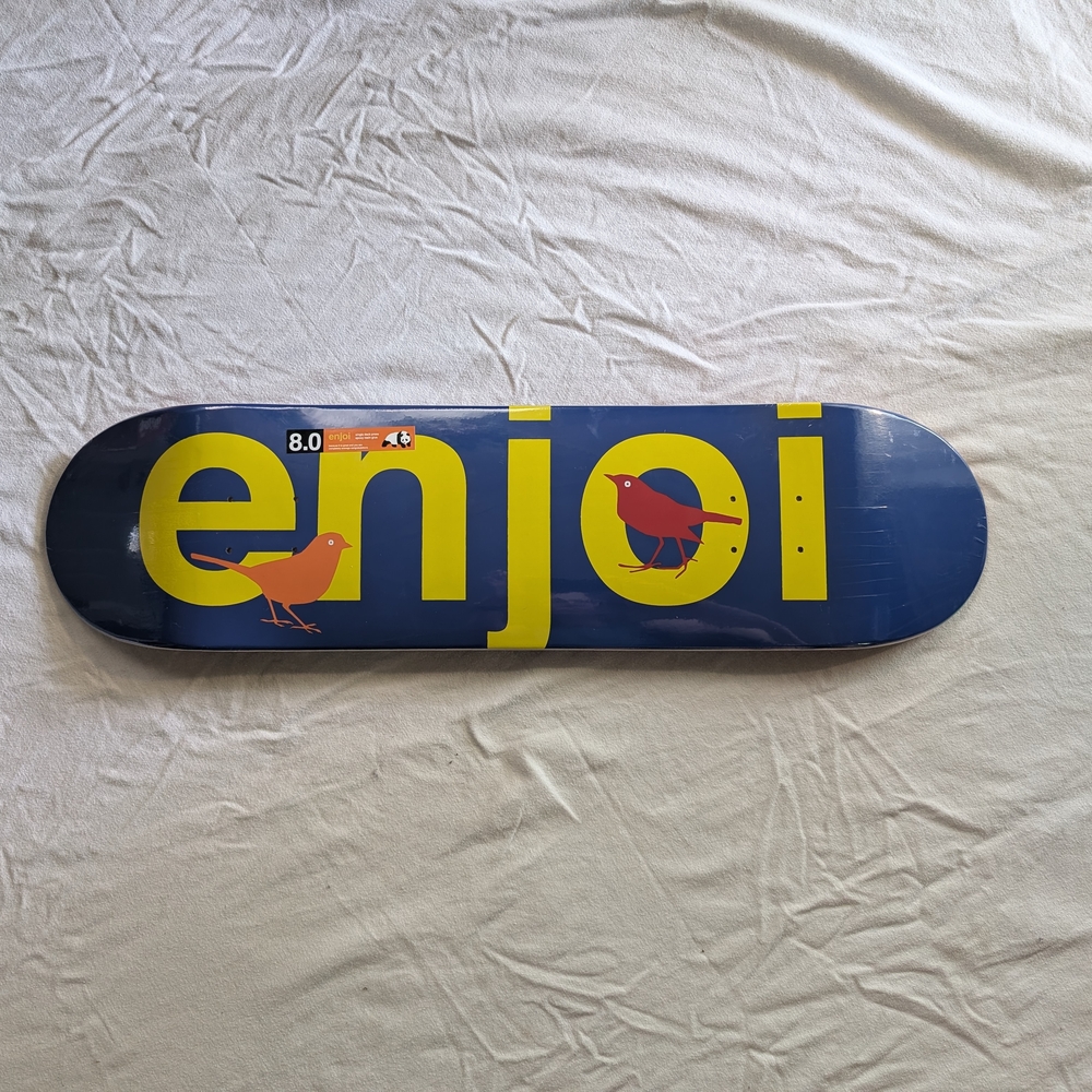 NWT Enjoi Birdwatcher 8.0 Skateboard Deck